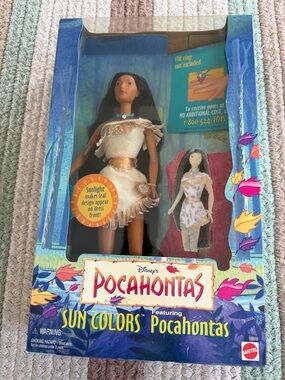Disney Pocahontas Sun Colors Doll - Blue & Cream Outfit